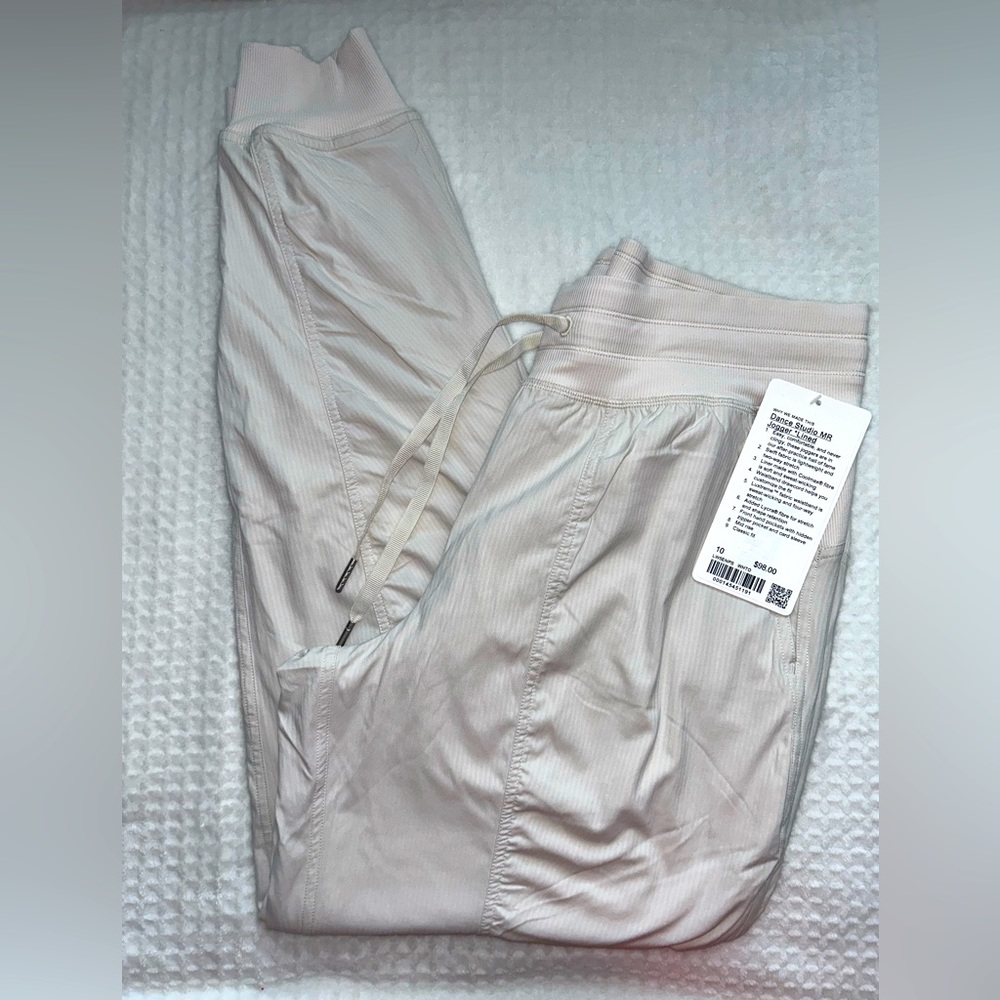 lululemon athletica Cream Track Pants